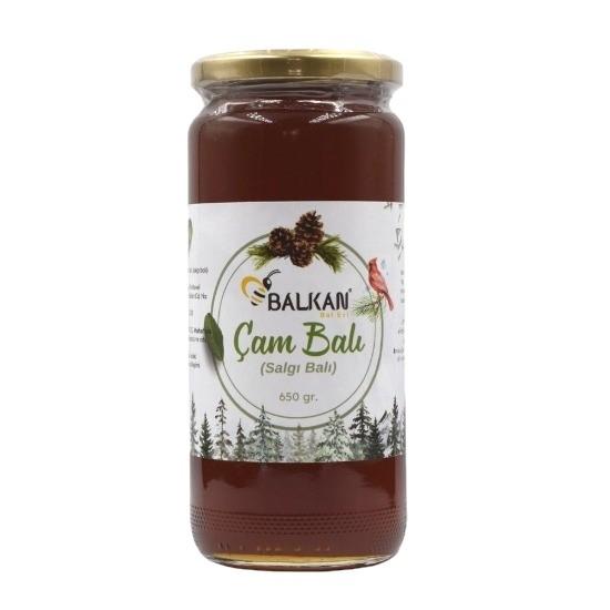 Çam Balı (Ham Bal) 650 gr | Doğal Salgı Balı – Balkan Bal Evi