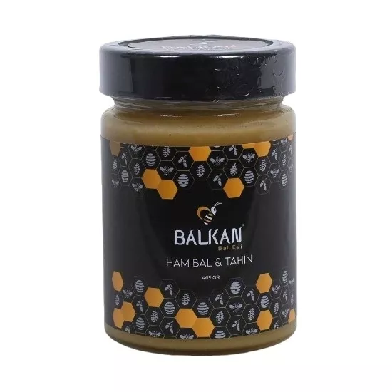 Ham Bal Tahin 465 gr | Katkısız Doğal Tahin & Bal Karışımı – Balkan Bal Evi