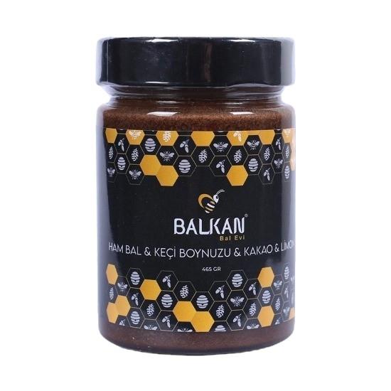 Ham Bal Keçiboynuzu Kakao Limon | Katkısız Doğal Bal Karışımı 465 gr – Balkan Bal Evi