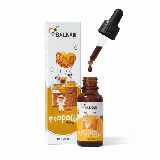 Propolis Damla 20 ml Ethanol Bazlı | Doğal Yoğun Ekstrakt Propolis – Balkan Bal Evi