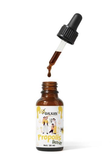 Propolis Damla 20 ml (Monopropilen Bazlı) | Alkolsüz Propolis – Balkan Bal Evi